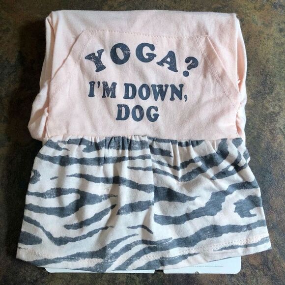 Grayson Pup The Label Yoga? I’m Down Dog Outfit Dress Size Medium (15-17 IN) - Picture 1 of 7